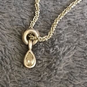 925 tear drop pendant